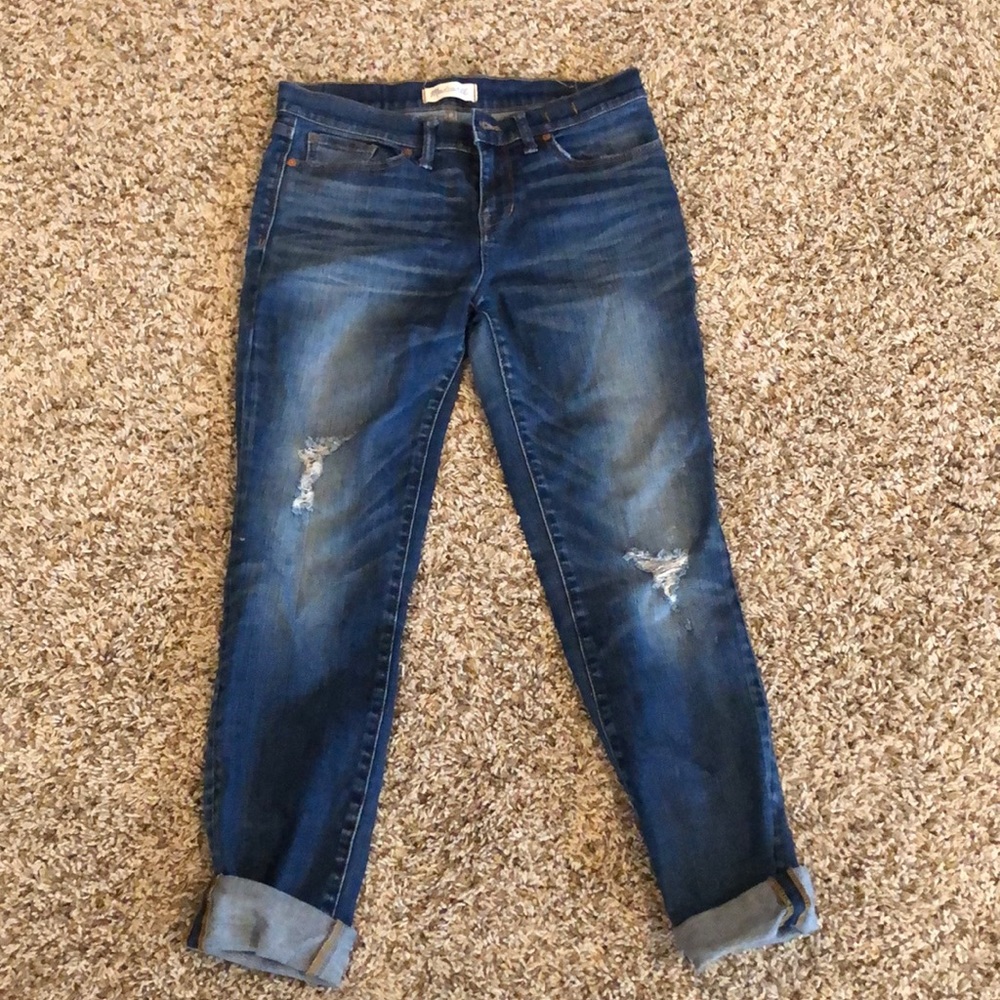 Madewell girlfriend skinny jeans